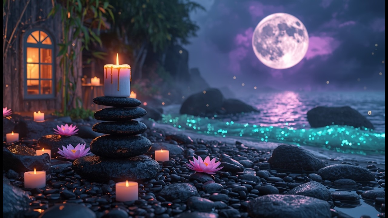 Deep Sleep Piano Music 10 Hours Soft Piano & Flute 432Hz Stress Relief, Insomnia Healing, Peaceful .