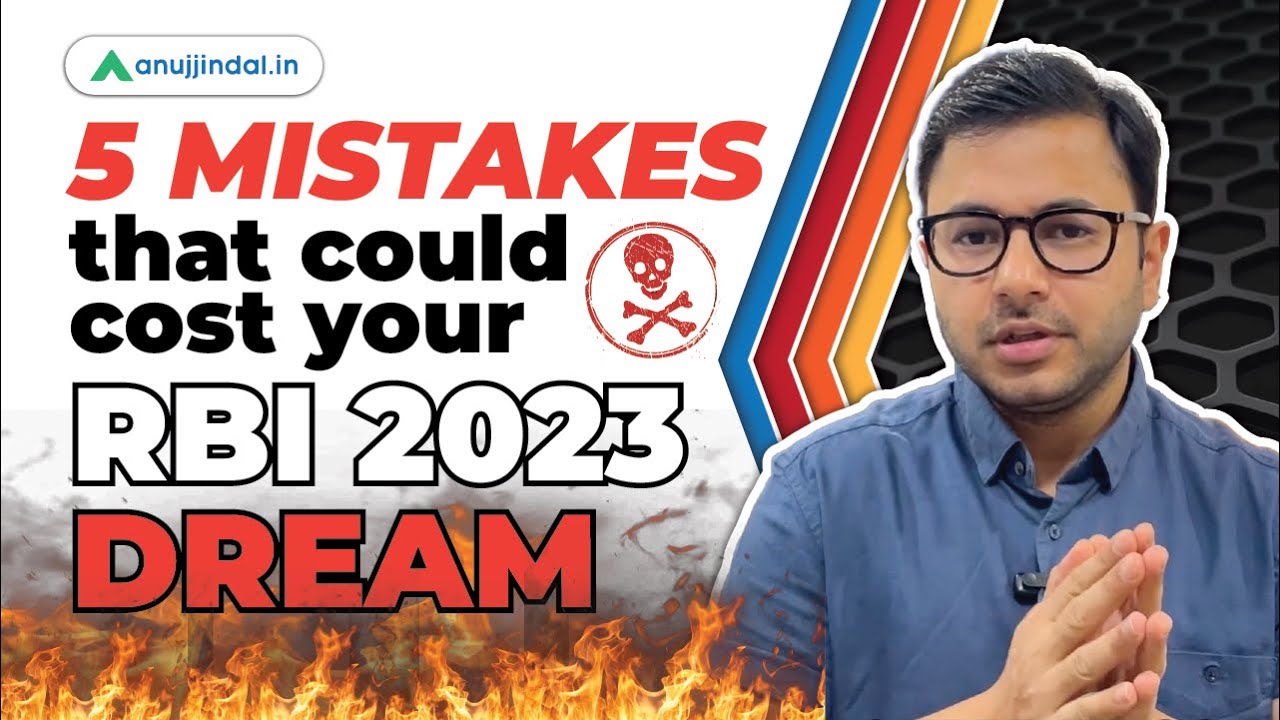 Mistakes to Avoid in RBI Grade B Exam | Common Mistakes When Starting RBI 2023 Preparation| RBI 2023