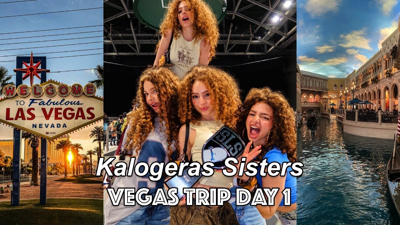 KALOGERAS SISTERS VEGAS DAY 1 | SNAP VLOG