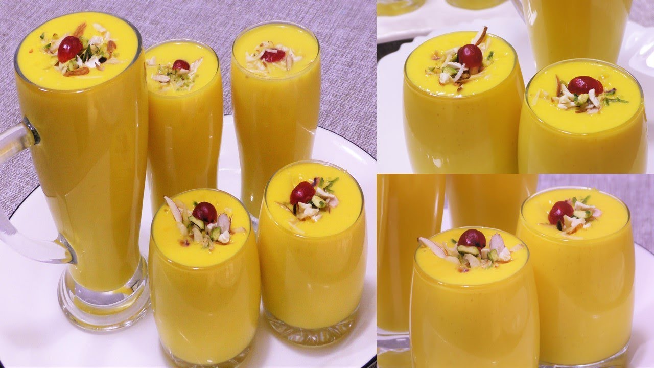 सिर्फ 3MIN में गाढ़ा क्रीमी Mango Shake बनाने का जानोगे ये राज तो बनाओगे आज-Mango shake Mango Recipe