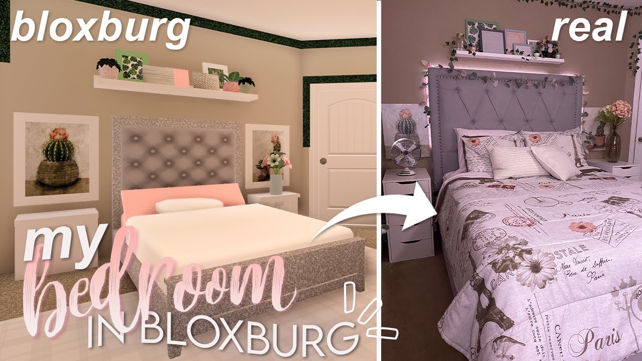 Recreating My REAL LIFE Bedroom in BLOXBURG | Speedbuild