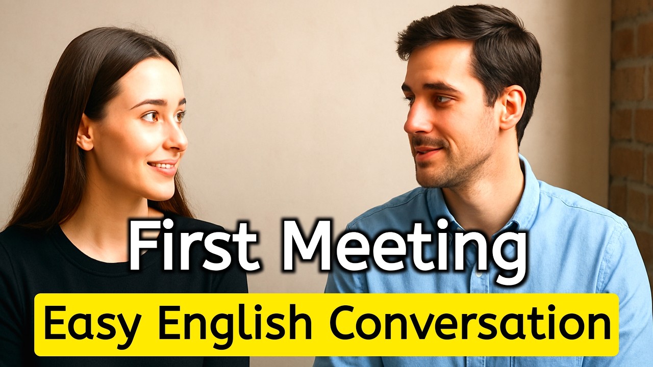 Easy English Conversation | Meeting New People | Slow Listening Practice