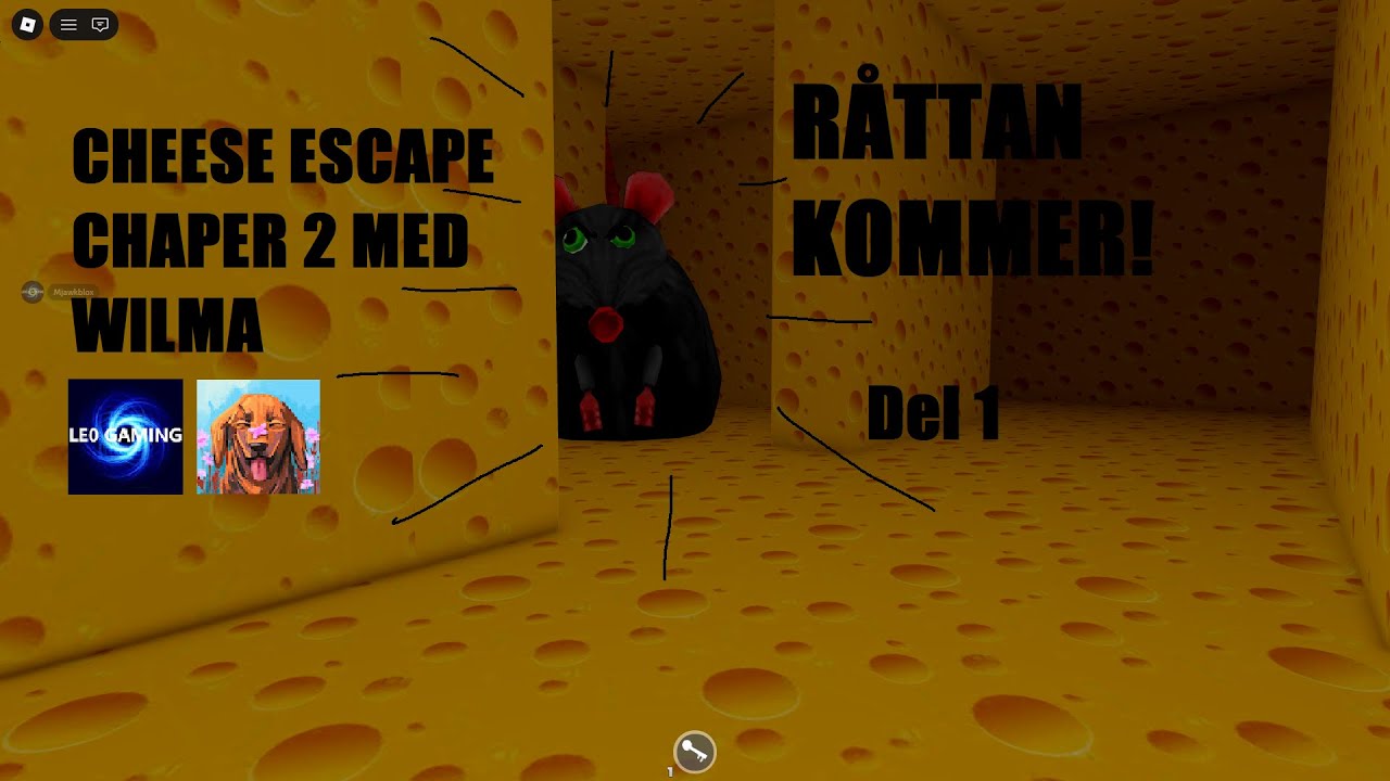 SPELAR ROBLOX CHEESE ESCAPE CHAPTER 2 MED WILMA (Del 1)