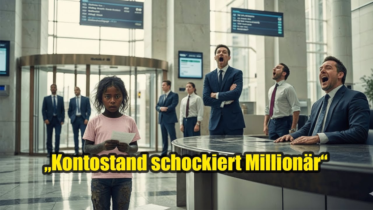 Ich will nur meinen Kontostand sehen sagte das schwarze Mädchen der Millionär lachte zum Bildschirm
