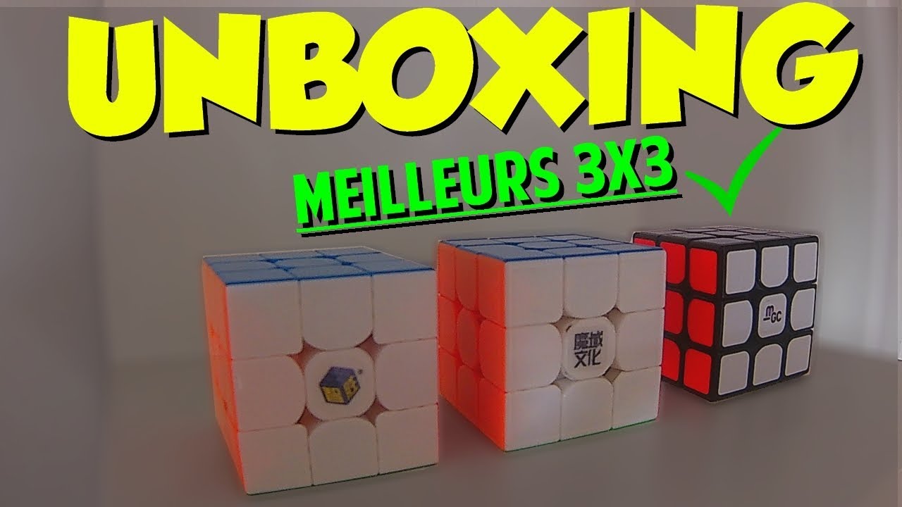 UNBOXING DES TROIS MEILLEURS 3x3 DU MONDE (GTS3M, YJ MGC, Yuxin Huanglong)