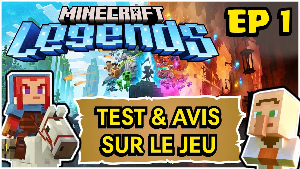 MINECRAFT LEGENDS GAMEPLAY FR #1 : TEST & AVIS !