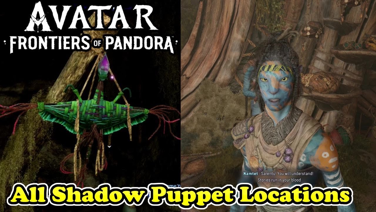 All Shadow Puppet Locations Avatar Frontiers of Pandora The Dark Theater Quest
