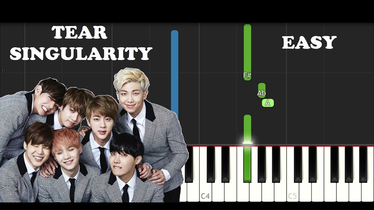 Bts Love Yourself Tear 'Singularity' (EASY Piano Tutorial)