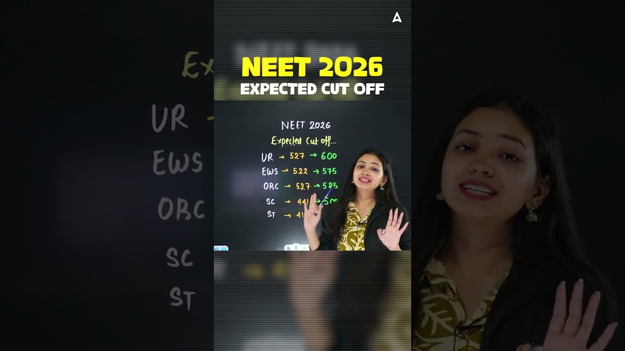 NEET 2026 Expected Cut-Off Category-Wise vs 2025 | Safe Score for Govt MBBS? by Shivani Ma'am!