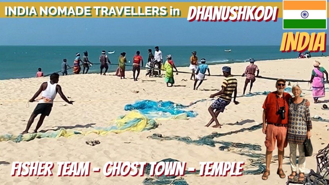 🏝️ Exploring Mysterious Dhanushkodi! Fishing, Ram Setu & The Ghost Town 🌊