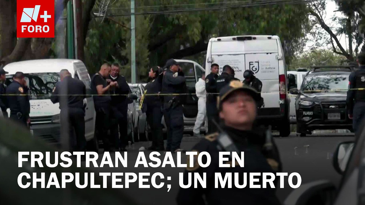 Balacera en Lomas de Chapultepec: Frustran asalto y un delincuente pierde la vida