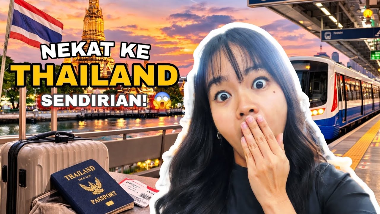 Nekat ke Thailand Sendirian! 4 Jam Perjalanan Naik Bangkok MRT Nyusulin Mas Bule 😳