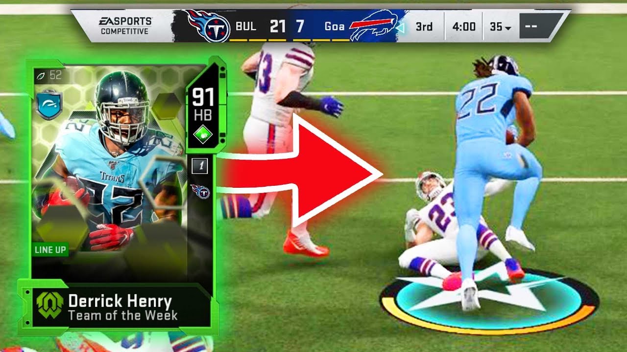 TOTW DERRICK HENRY IS AN ABSOLUTE TANK! POOR MANS BO! - Madden 20 Ultimate Team