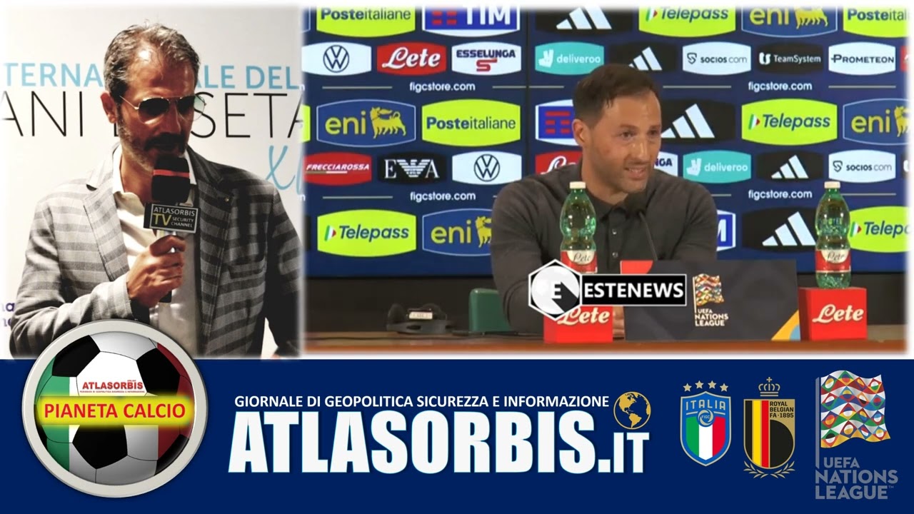 ⚽💯Domenico TEDESCO, conferenza stampa post ITALIA vs BELGIO, UEFA Nations League (#atlasorbis)