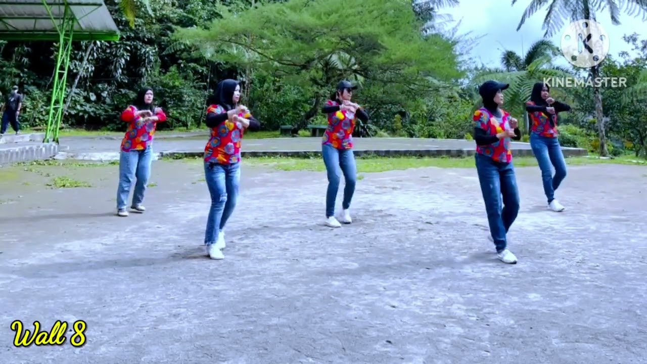 JANGAN TUNGGU LAMA LAMA || Line Dance || Choreo by Ryan & Kiki || Demo : Roma dkk 💃