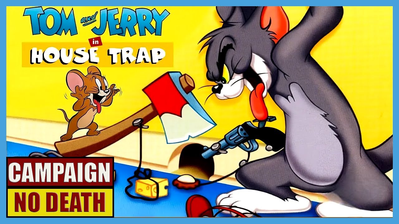 Tom and Jerry in House Trap - CAMPAIGN MODE 100% (PlayStation)