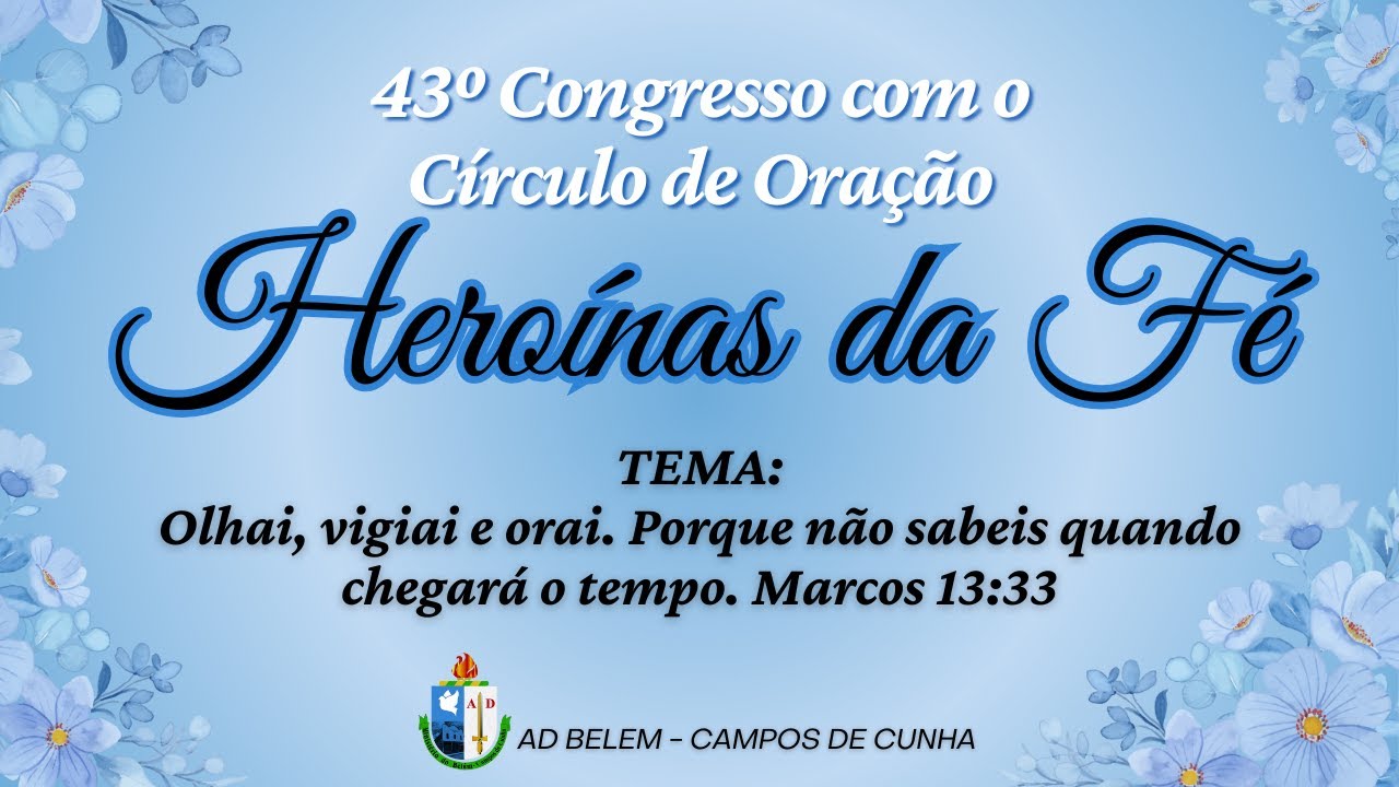 43° CONGRESSO COM O CÍRCULO DE ORAÇÃO  I 18/01/2026