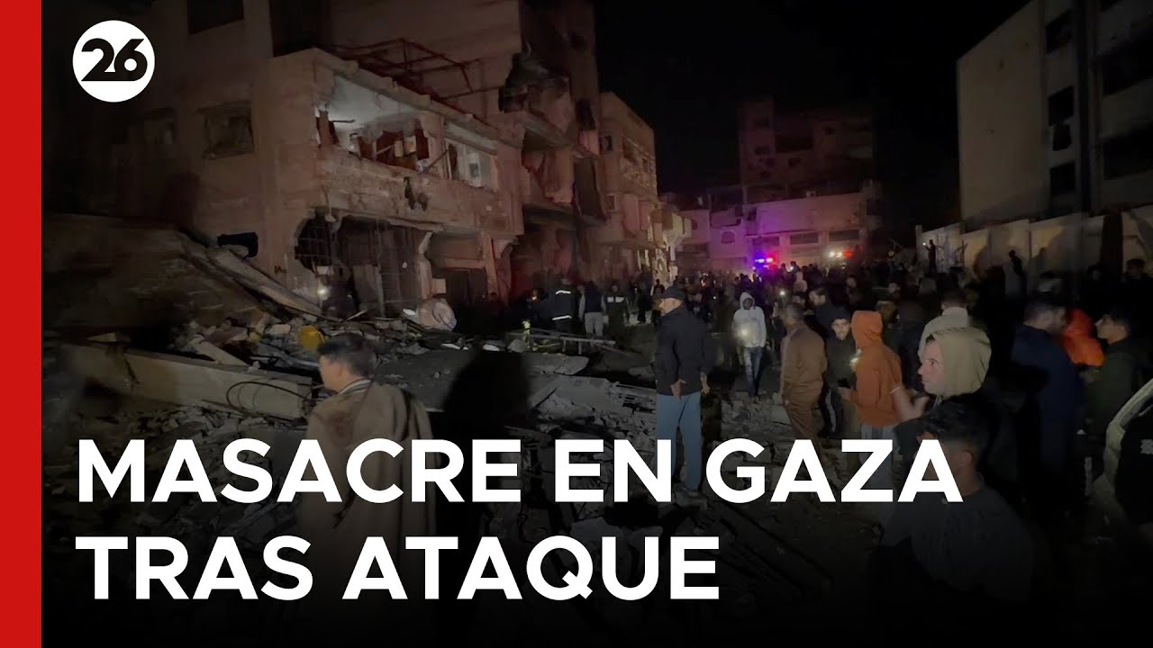 🚨 PESE AL CESE AL FUEGO | Más de 20 muertos en Gaza tras nuevo ataque israelí