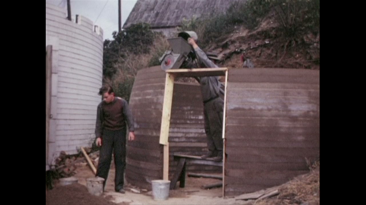 Urahn des Betondrucks: Bau des «Eskimo House» aus Stampfbeton