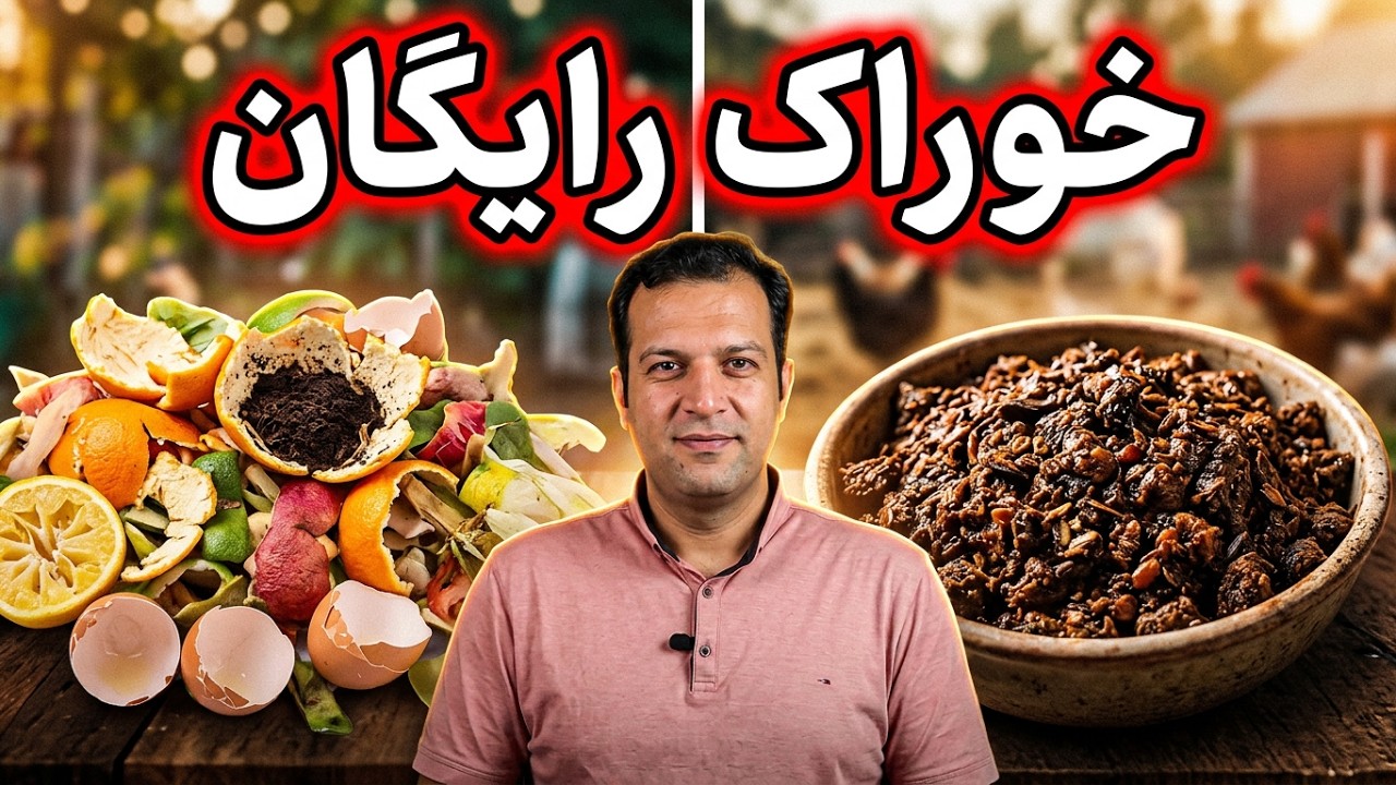 خوراک رایگان برای طیور با زباله ها , خوراک ارزان برای مرغ , معرفی خوراک ارزان برای مرغ محلی در منزل