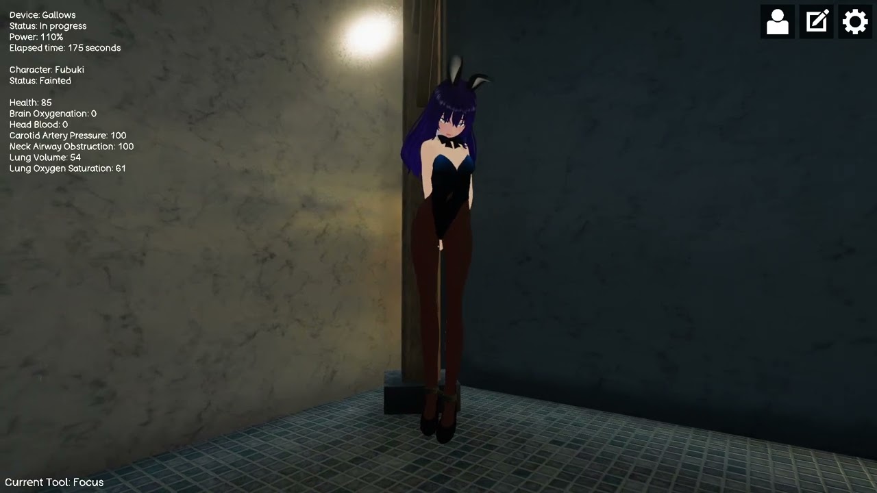 Hanging Bunny Girl