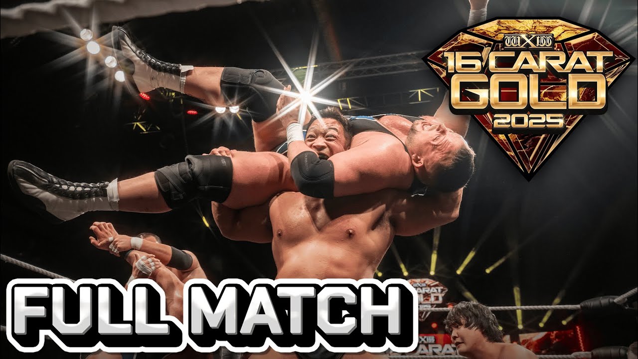 FULL MATCH: Sekimoto & Astronauts vs. Planet Gojirah & Elijah Blum - wXw 16 Carat Gold 2025 Night 3