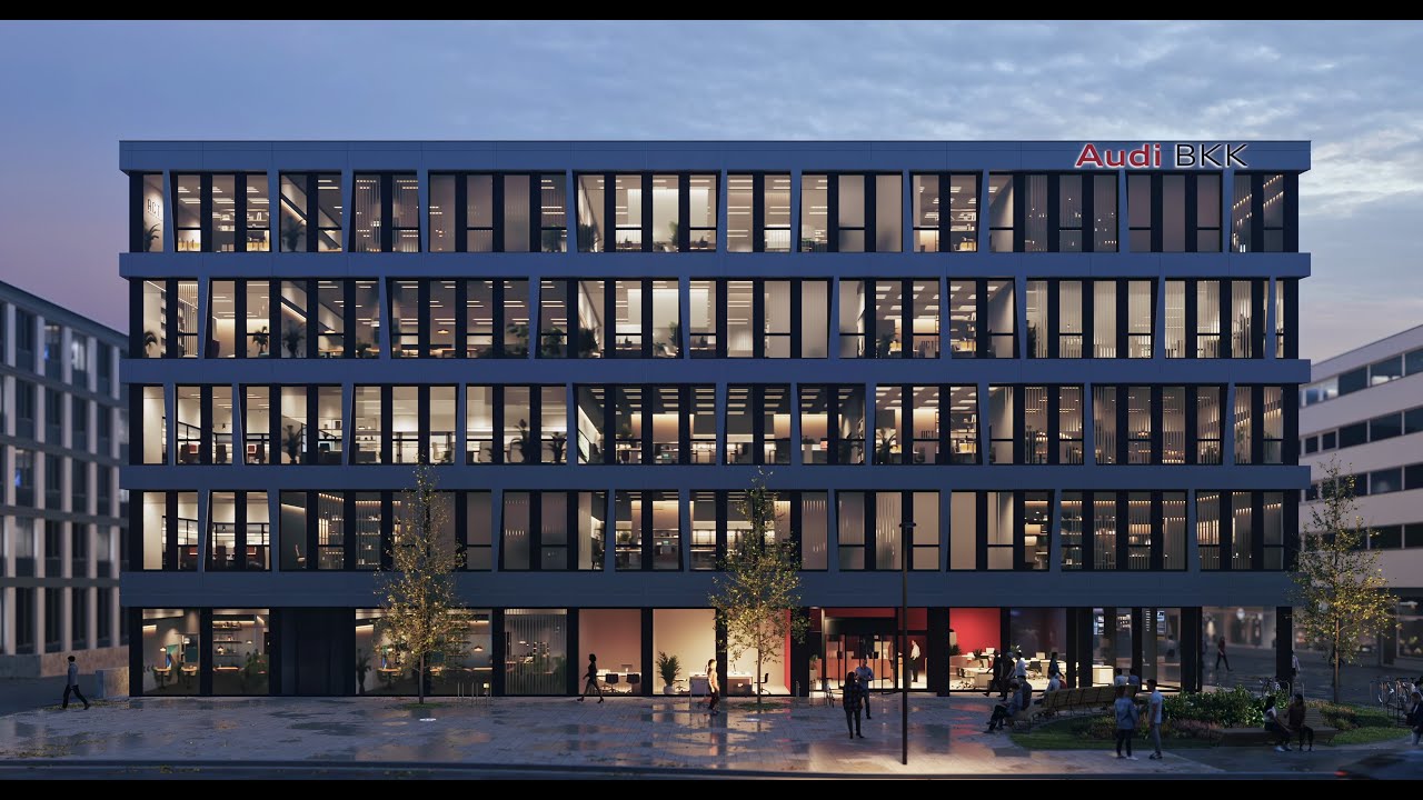 Neubau Medical Office Wolfsburg / 3D Rendering / by archlab / www.archlab.de 4K