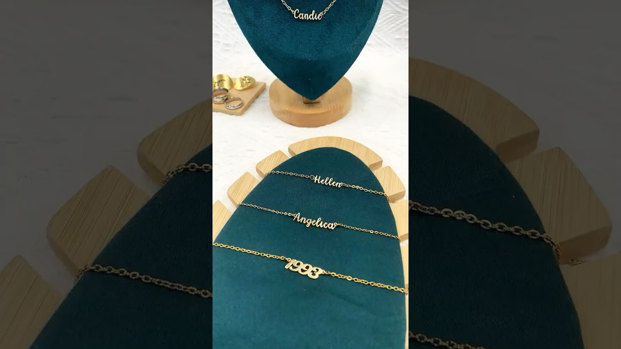 Laser cutting name necklaces with ComMarker B6 mopa 60W laser!