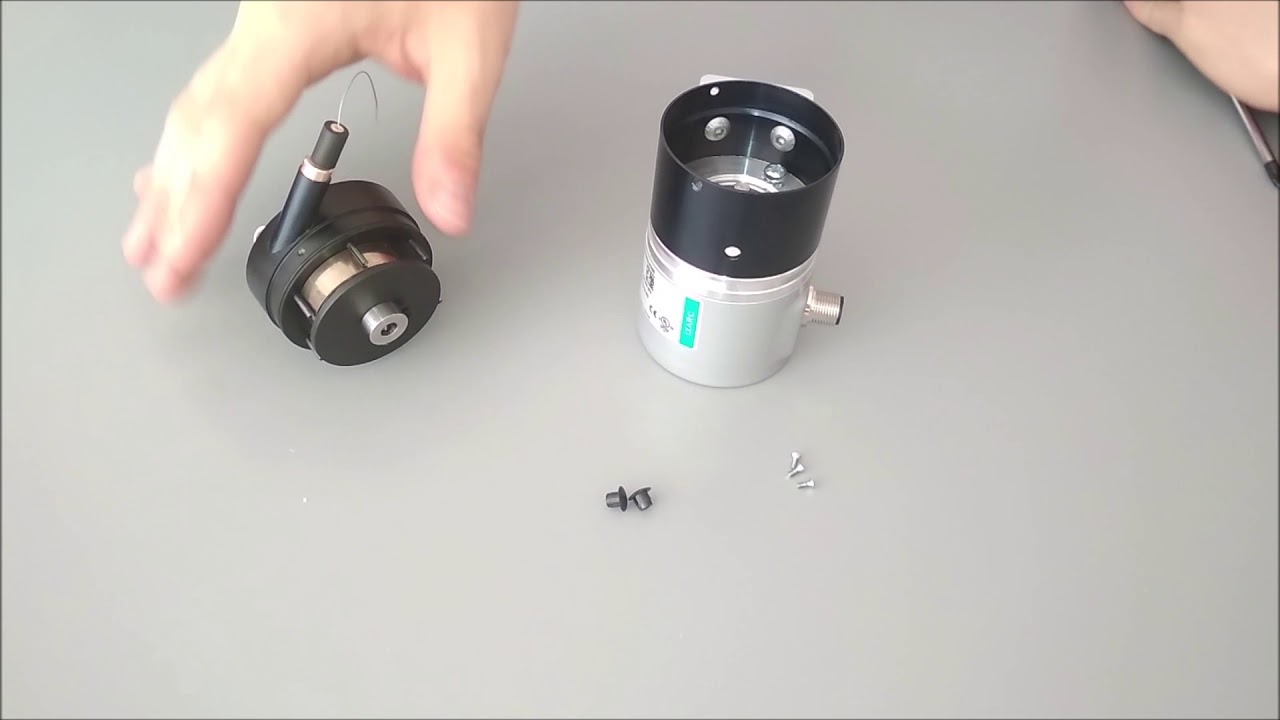 Posital Fraba's draw-wire encoder assembly WDS -1900