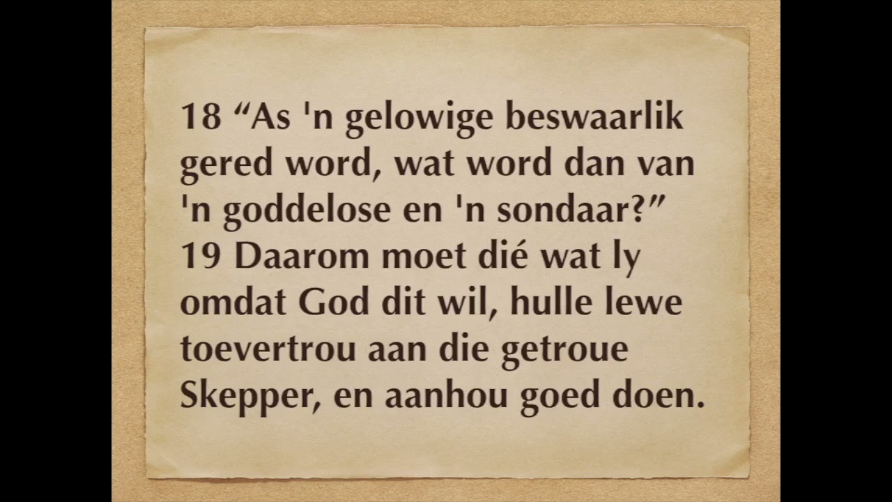 1 Petrus 4 -5