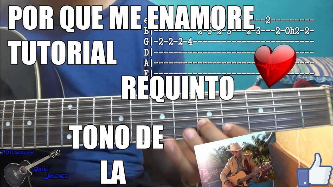 Tutorial | Por que me enamore | Ulices Chaidez | Requinto | TABS