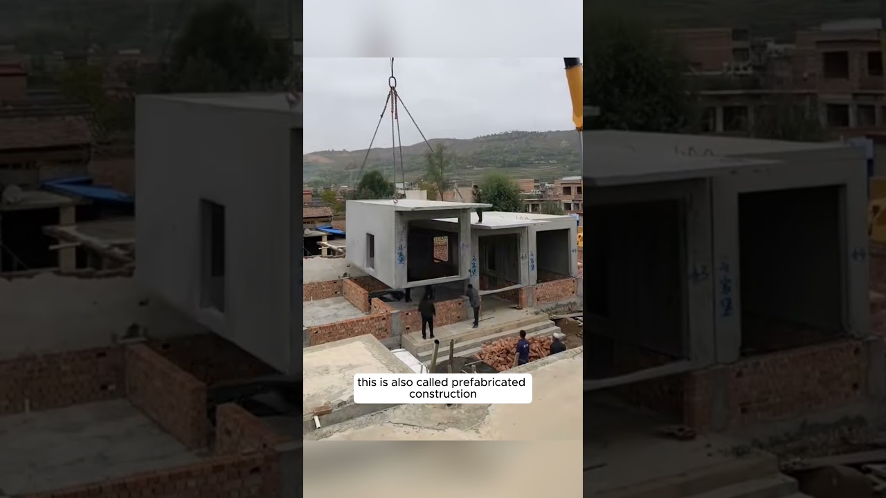 Prefabricated Construction: Building the Future 🏗️ #construction #innovation