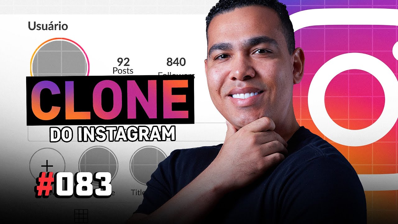Clone do Instagram: Recriando a interface de uma REDE SOCIAL | #Live83
