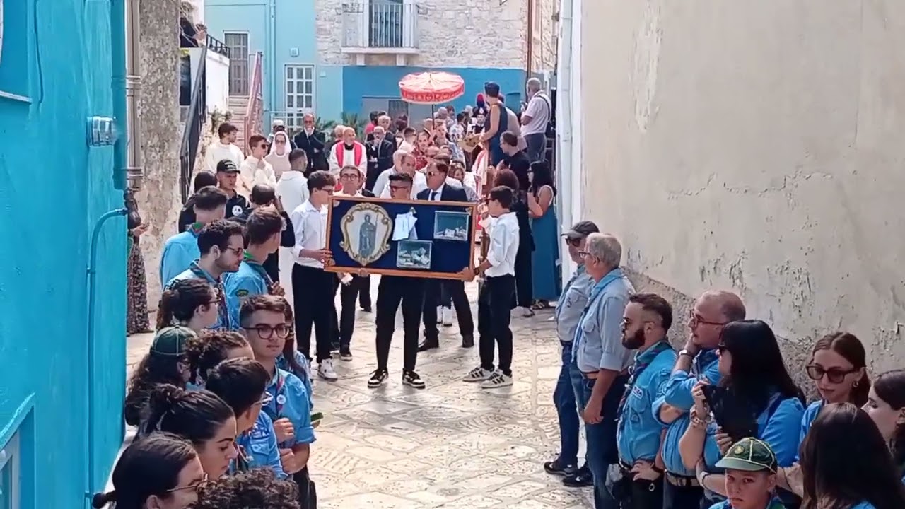 Processione del 14/09/2025 di San Rocco nel Paese Azzurro-Borgo Antico, Casamassima