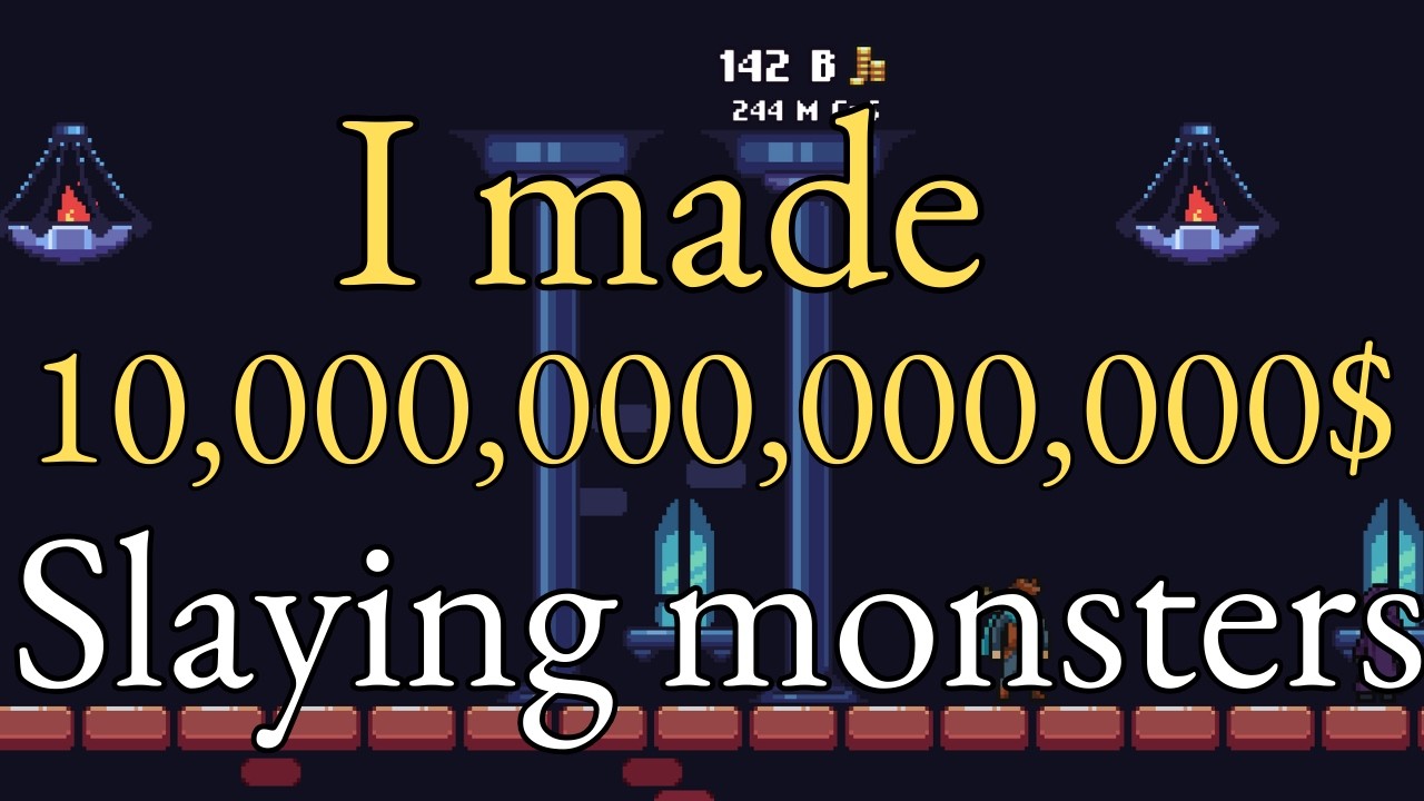 i made 10T$ slaying monsters in idle slayer