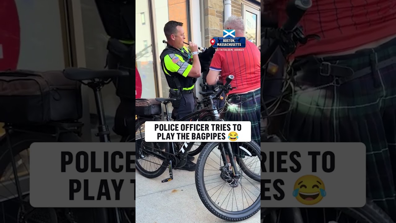 The Tartan Army are even recruiting the Boston police 🏴󠁧󠁢󠁳󠁣󠁴󠁿