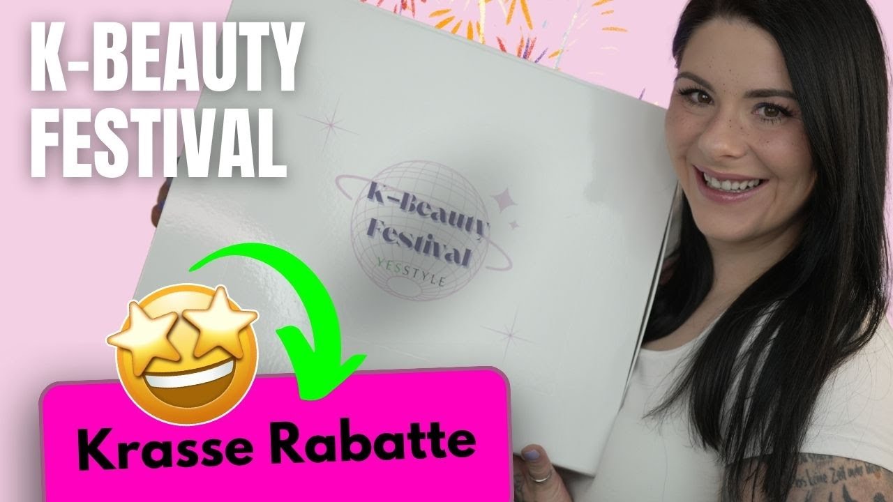 K-BEAUTY Festival bei YESSTYLE mit MEGA Rabatten XXL UNBOXING