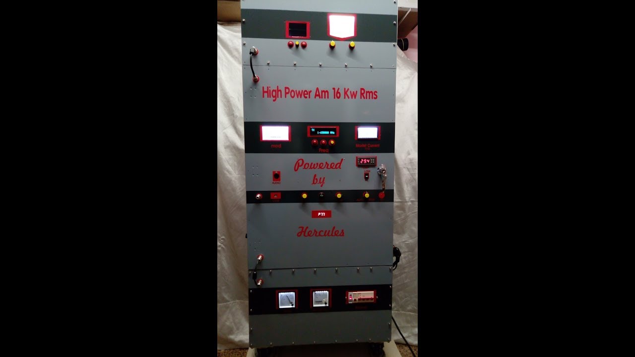 AM PWM 16Kw RmsTRANSMITTER