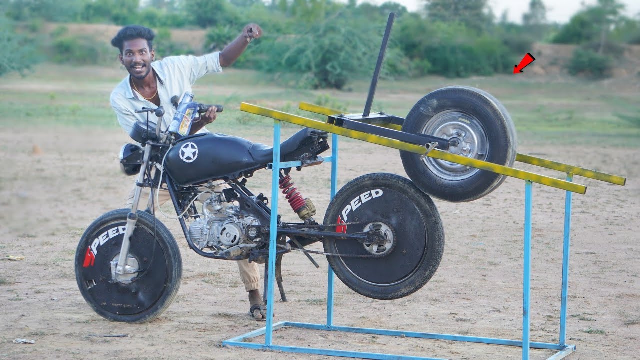 Making Monster Tyre Launcher - 200 Kph Speed 💯 Crazy Experiments | தெறிக்க விட்றோம்..! Sathish