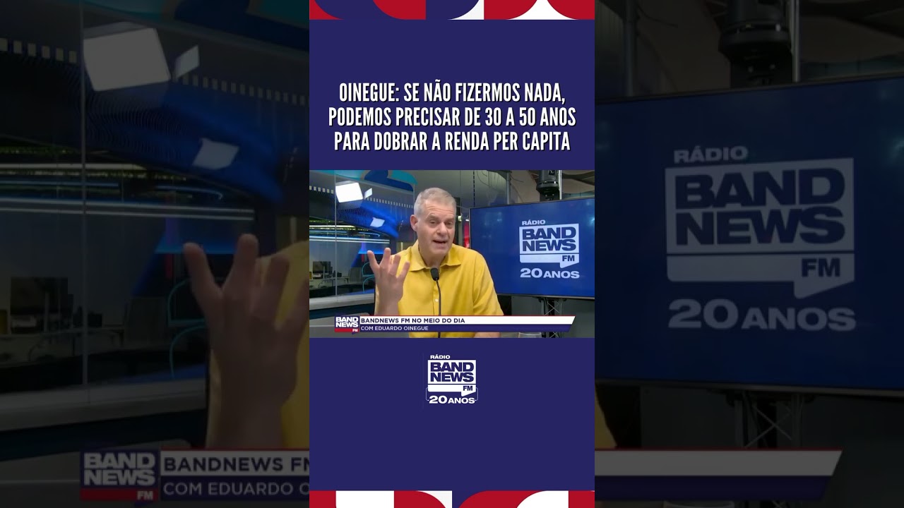 Se n&atilde;o fizermos nada, podemos precisar de 30 a 50 anos para dobrar a renda per capita