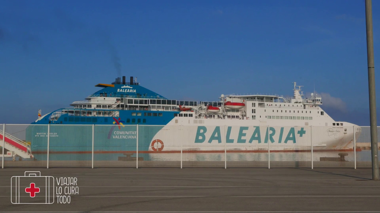 Embarcar la furgo en Baleària