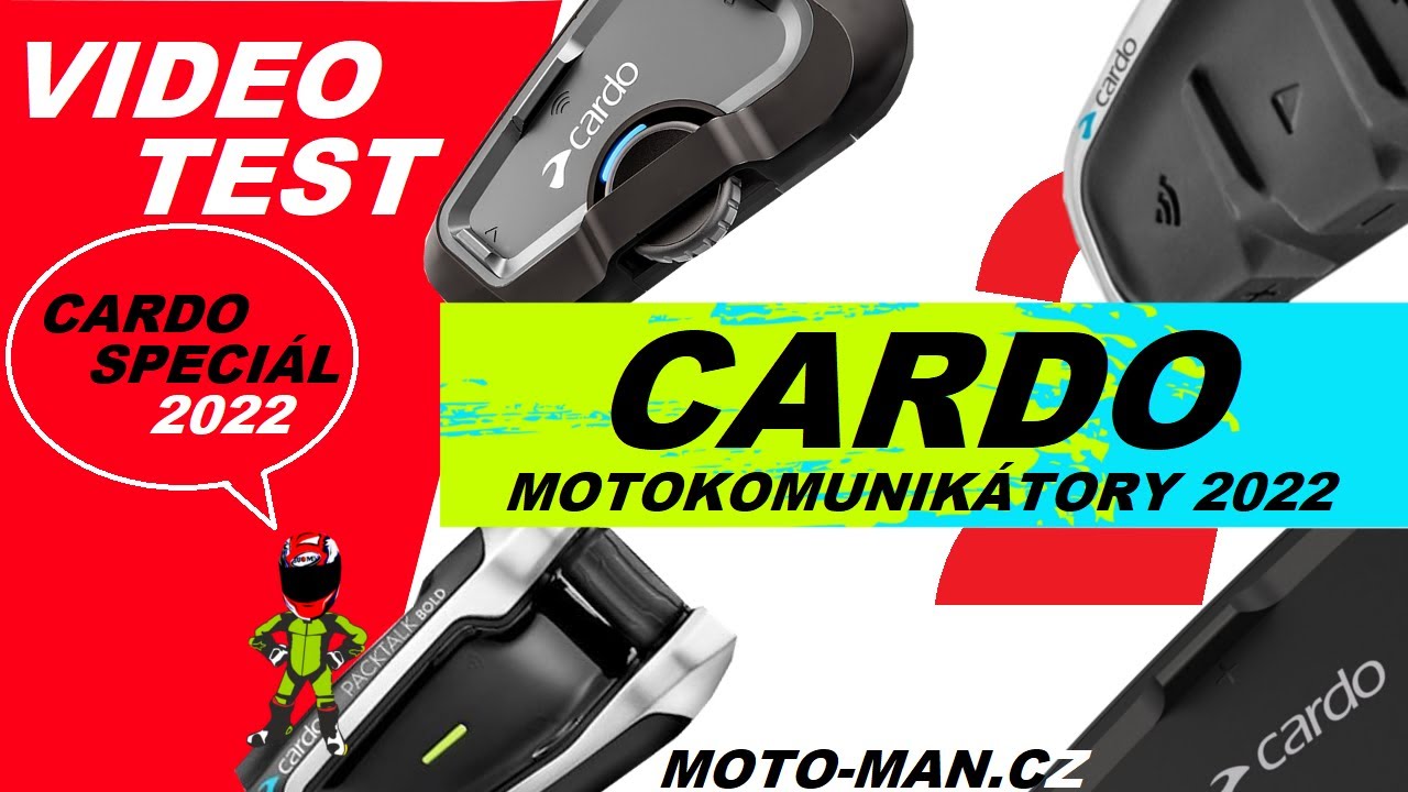 Komunikátory na moto značky Cardo