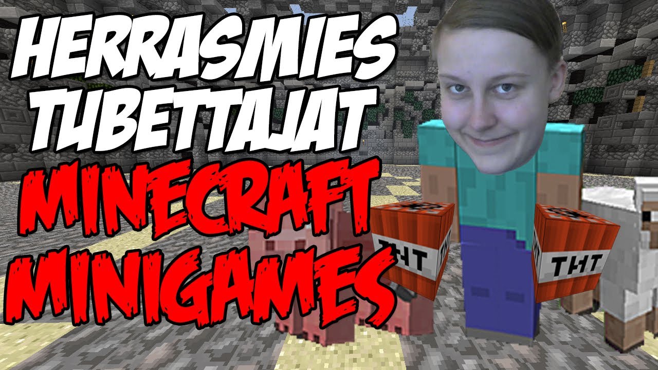 RÖÖKIASKEJA JA RÄJÄHTEITÄ (Minecraft Minigames w/ HerrasmiesTubettajat)