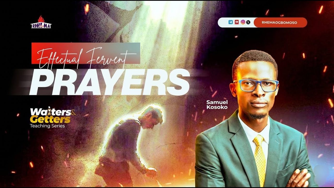 EFFECTUAL FERVENT PRAYERS // Wednesday Service // 11th March, 2026