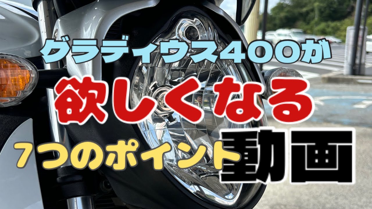 【SUZUKI】グラディウス400が欲しくなる動画【スズキはいいぞぉ】