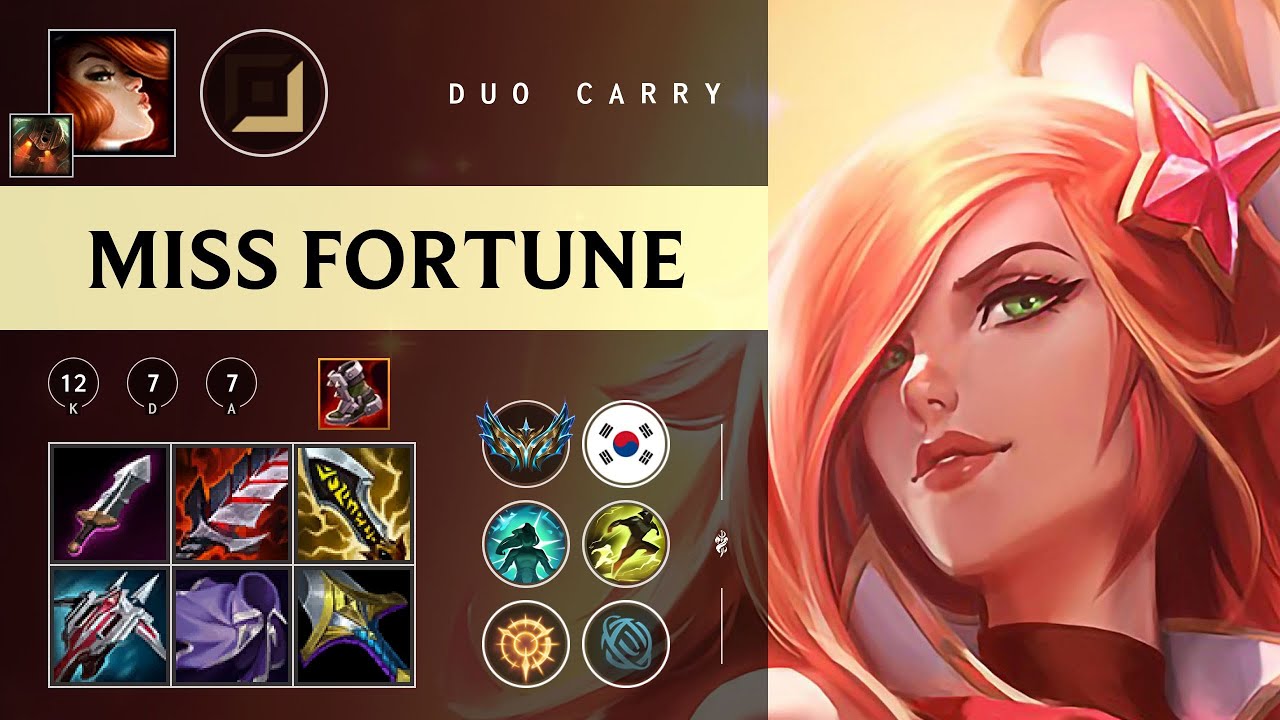 Miss Fortune ADC vs Ezreal - KR Challenger Patch 26.01