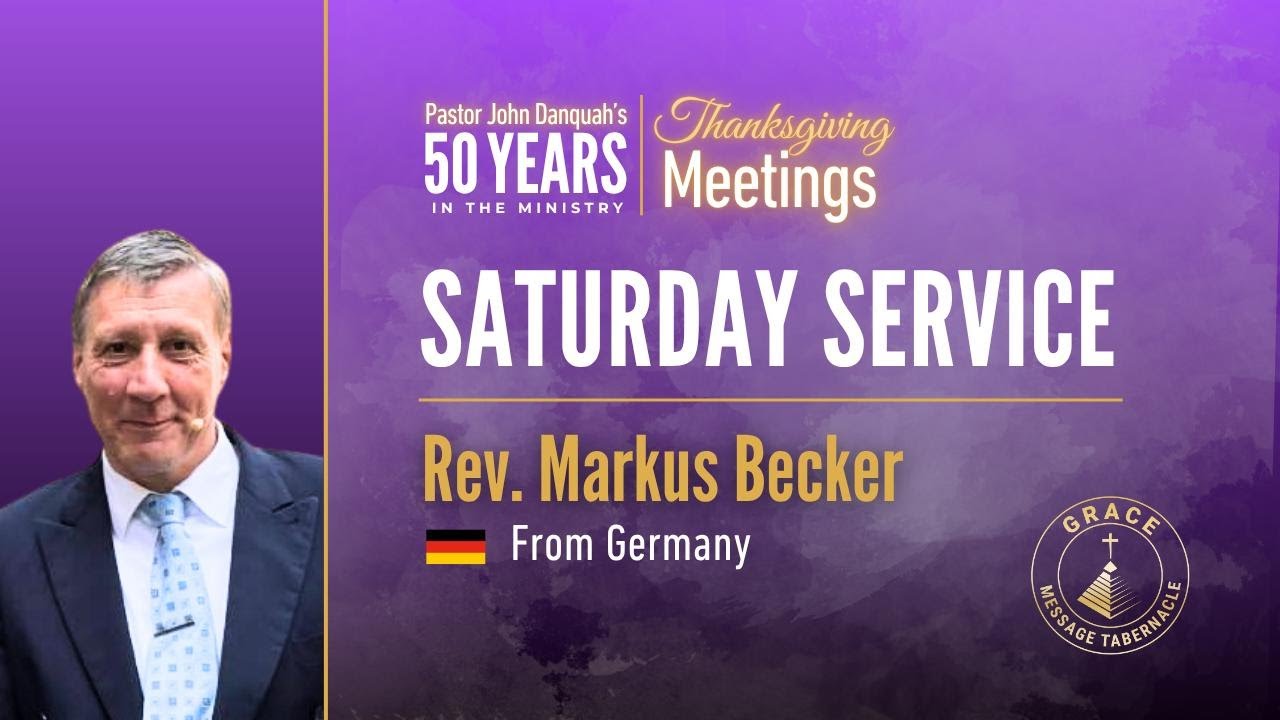 50 Year Anniversary Meetings | Bro Markus Becker - The Mighty Men Around David