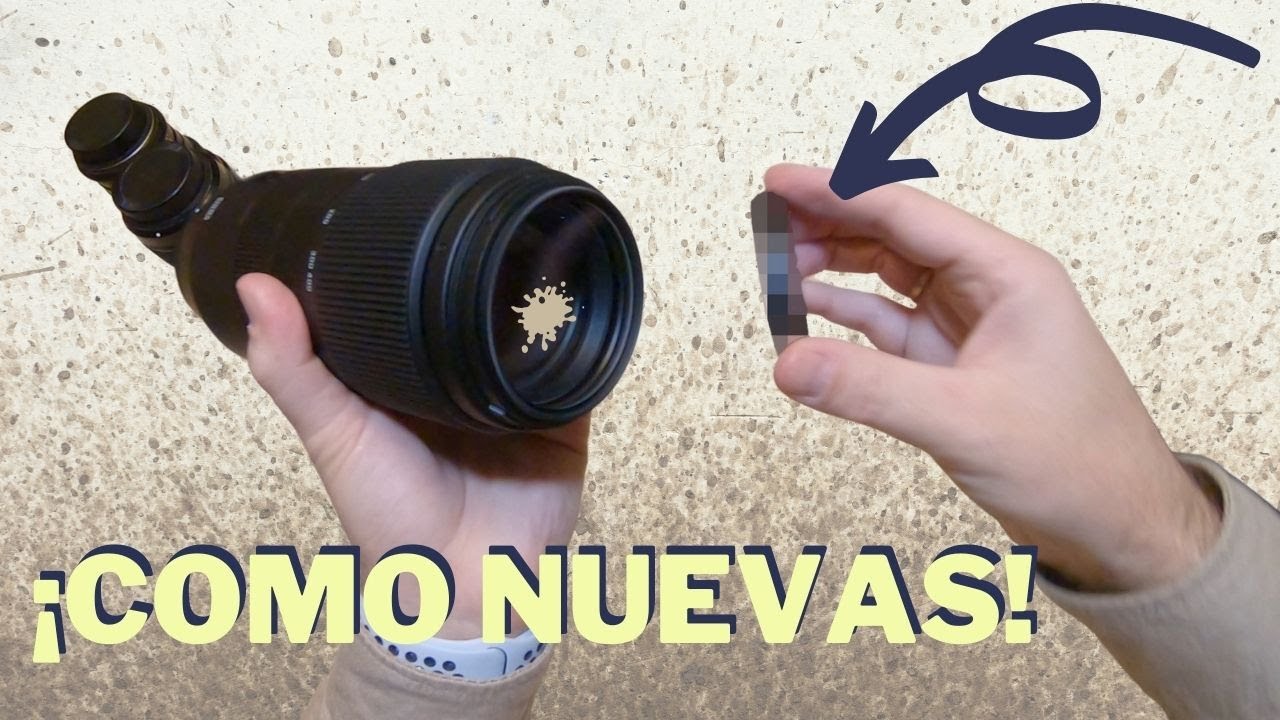 CÓMO limpiar tus LENTES DE CINE, Fotografía o vídeo. PASO a PASO.
