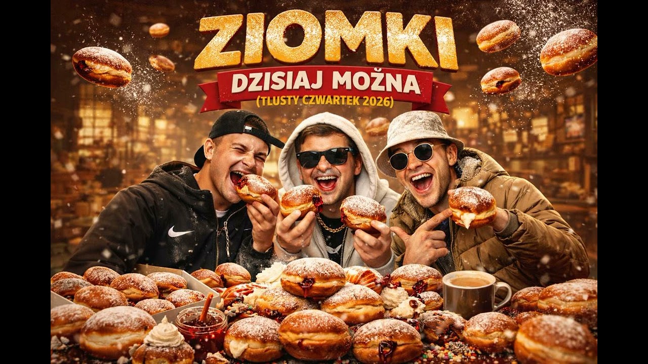 ZIOMKI – Dzisiaj można (Tłusty Czwartek 2026) 🍩 Ten refren uzależnia szybciej niż pączki!