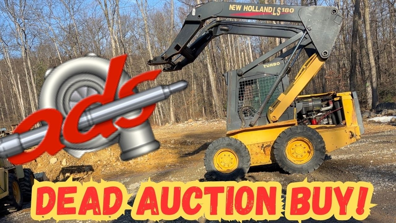 Auction Skid Steer New holland Ls180  with @AreaDieselService